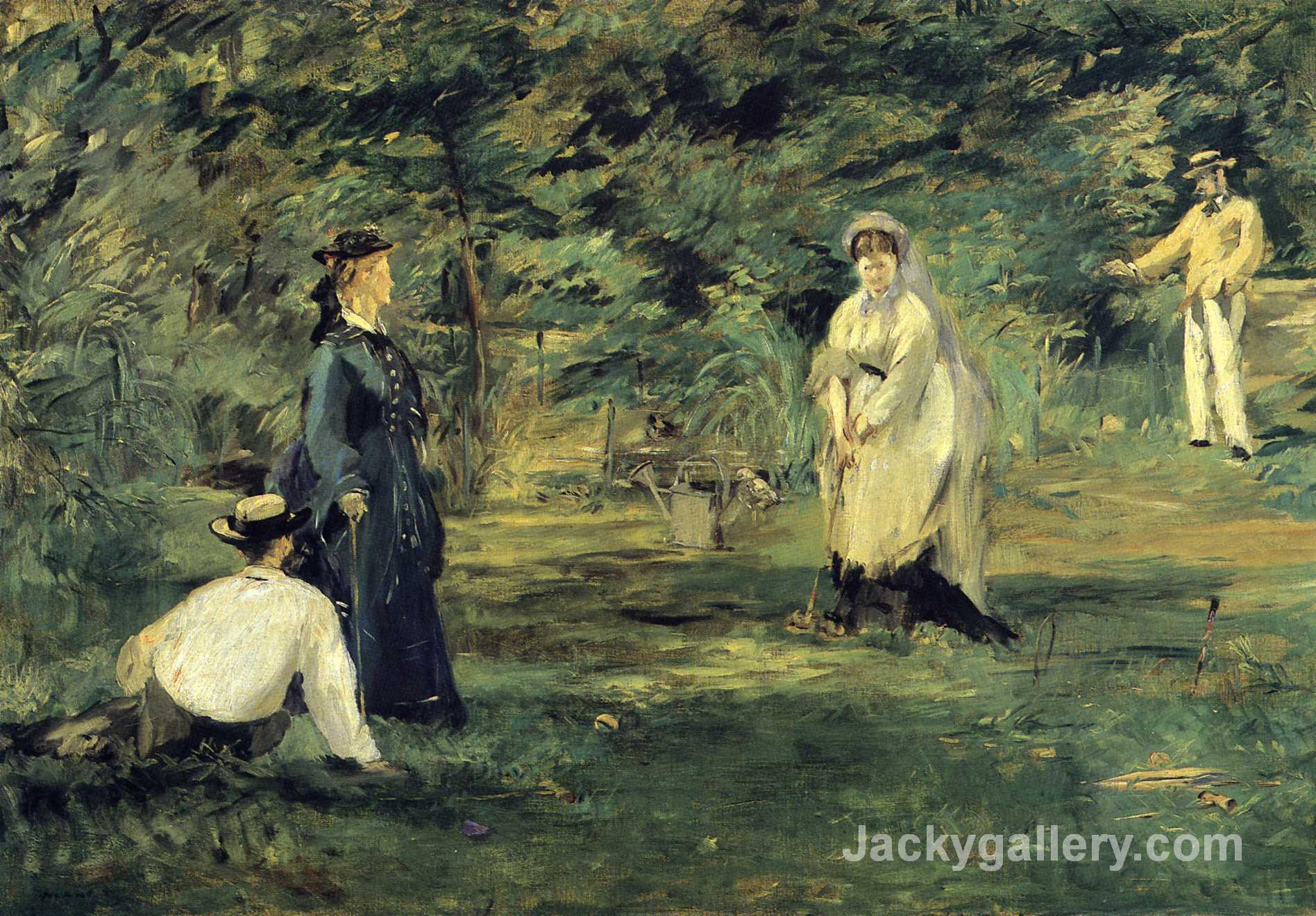 Croquet by Edouard Manet paintings reproduction
